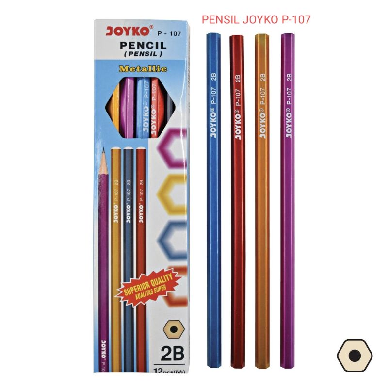 

PENSIL JOYKO P-107 / HARGA PER PAK (12PCS) / PENSIL JOYKO / ALAT TULIS