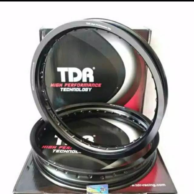 Velg tdr ukuran 160 /185 ring 17 & 185 /215 ring 17 warna hitam