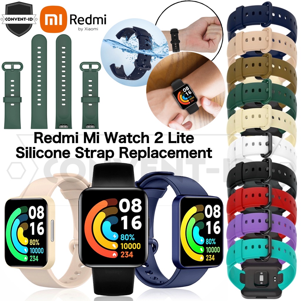 Jual Xiaomi Redmi Mi Watch 2 Lite Silicone Strap Replacement Strap
