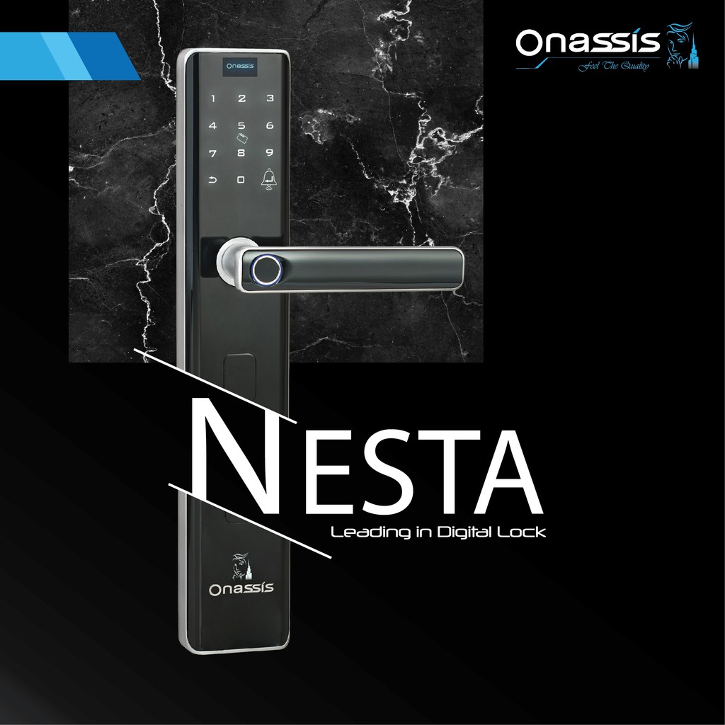 Kunci Pintu Digital Onassis NESTA | Digital Lock ONASSIS