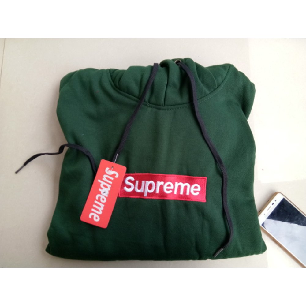 TERLARIS JAKET SUPREME HIJAU ARMY JUMPER HOODIE SUPREME BOX Jaket Keren