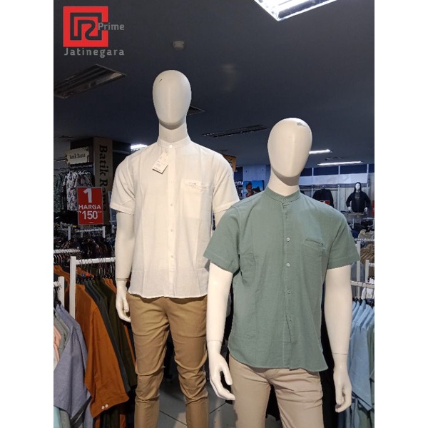 Kemeja Casual Kerah Shanghai Lengan Pendek / Brand Original Polo Ralph House / Ramayana Jatinegara