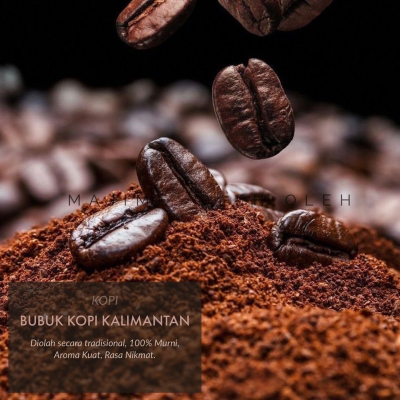 

MAJIME Oleh-Oleh - Bubuk Kopi Asli Kalimantan - 500gram