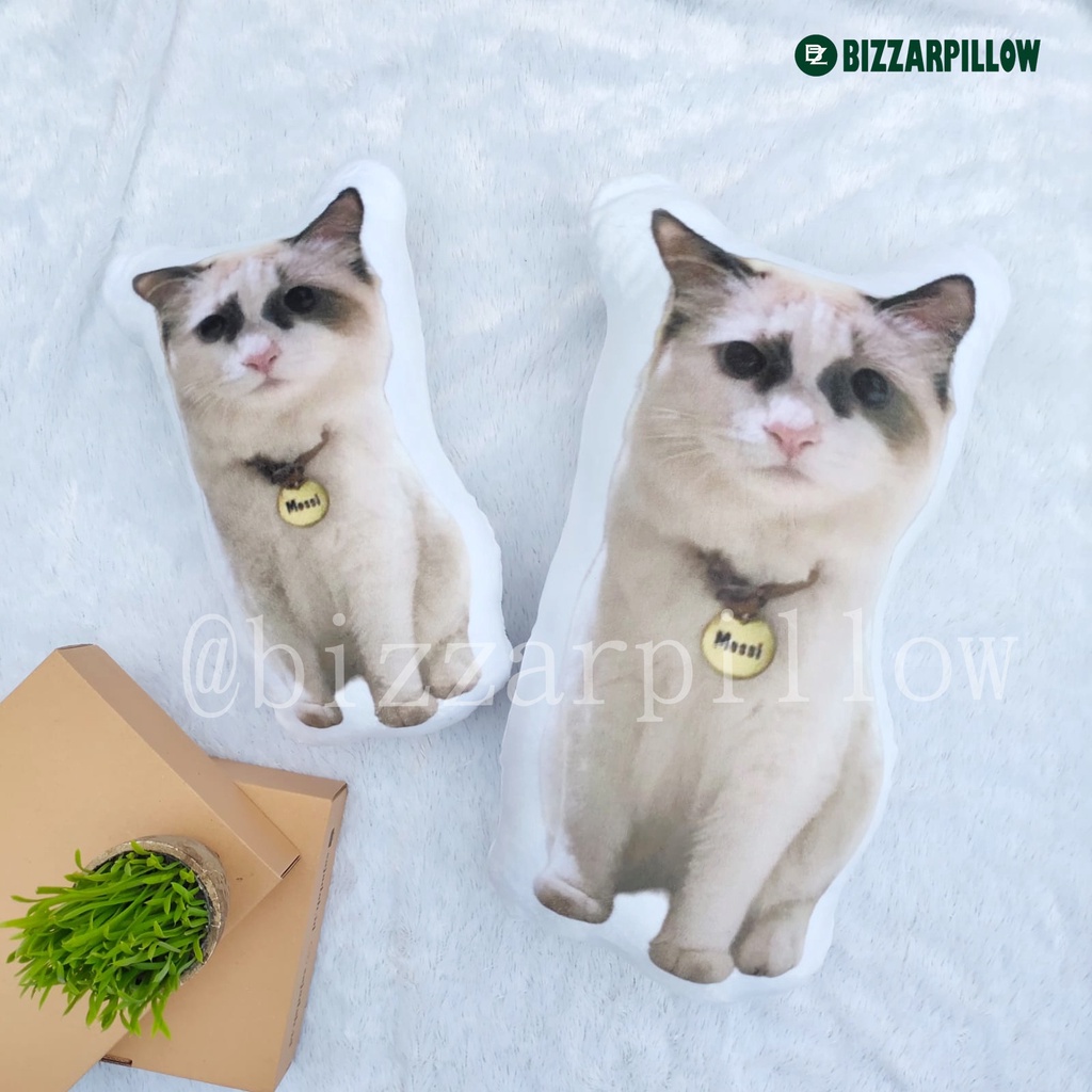 Bizzarpillow Bantal Anabul Custom Anjing / Kucing Size L BZ304