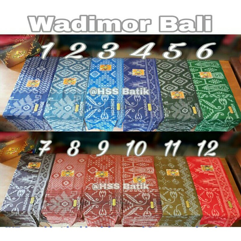 Sarung batik WADIMOR Bali original