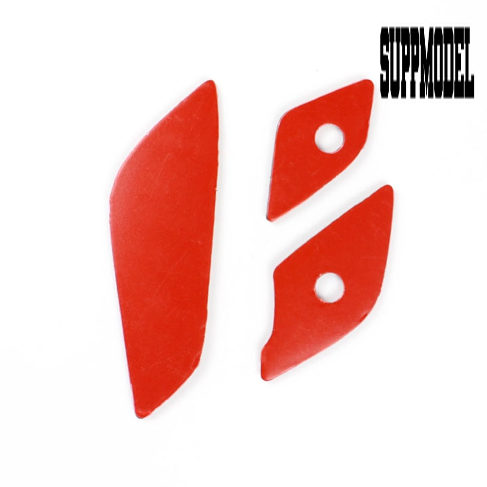 3pcs Stiker Cover Stir Mobil Bahan Carbon Fiber Untuk Cadillac XT5 2016-2017