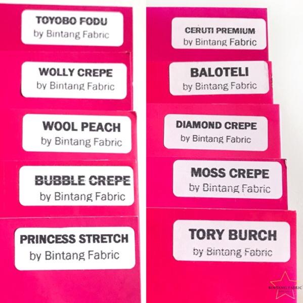 

NEW ARRIVAL Buku Katalog Warna Kain Bintang Fabric 3386 ㅇ
