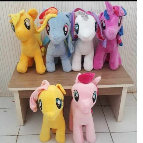Boneka Kuda Poni little ponny Unicorn Jumbo 50x30cm by seulgi