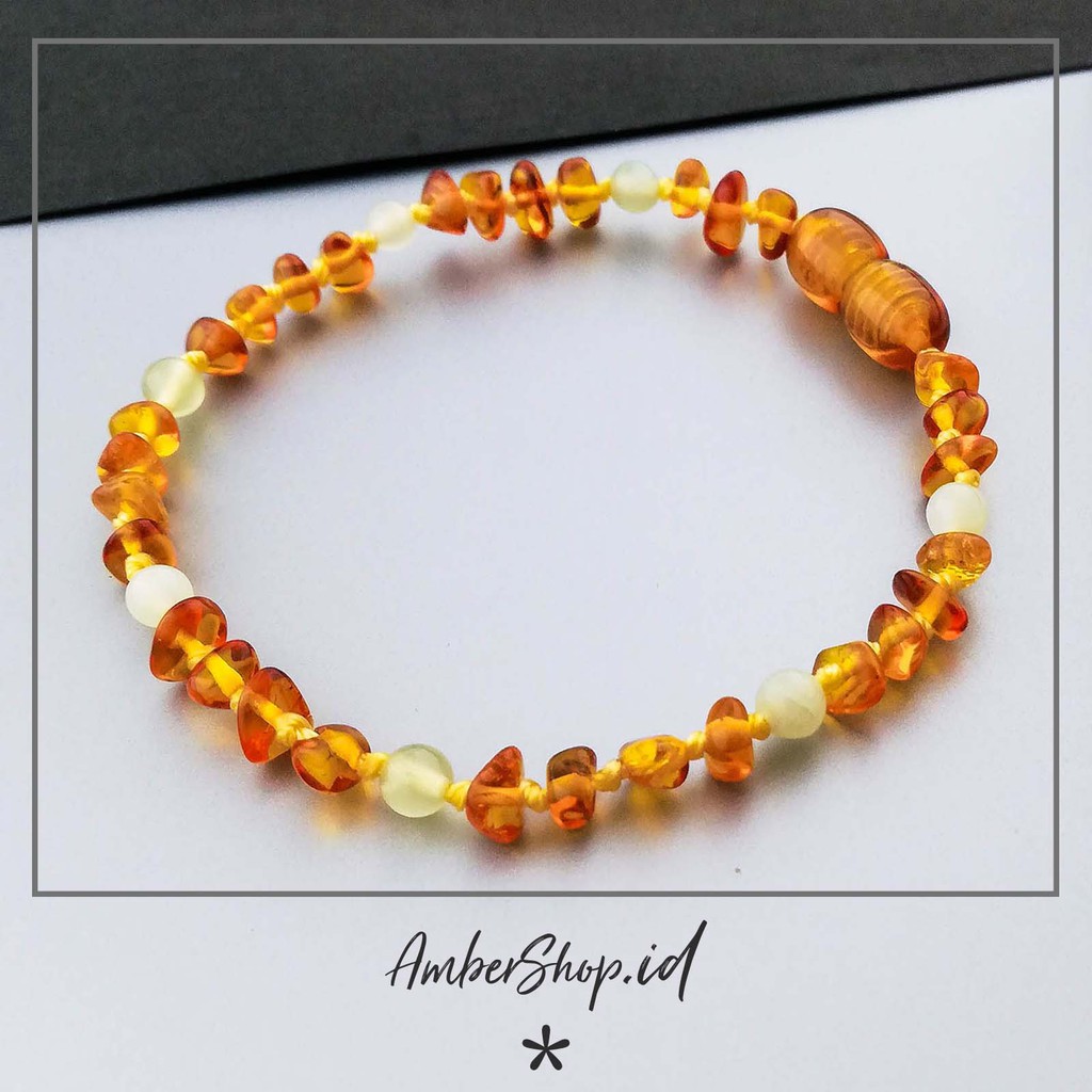 ASD2 (FREE GIFT) Gelang Amber Dewasa - Amber Shop