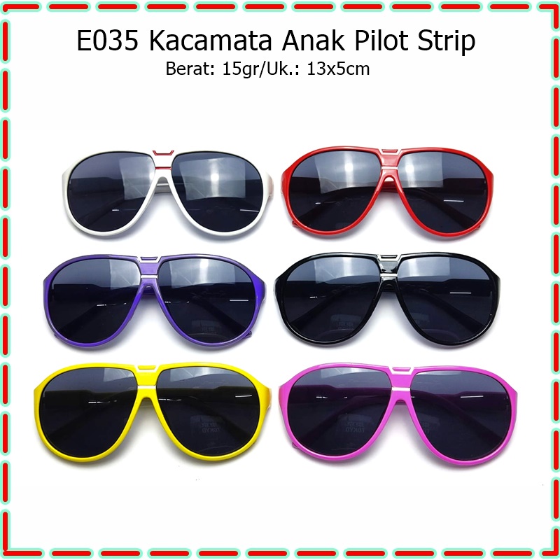 E-035 Kacamata Anak Pilot Strip
