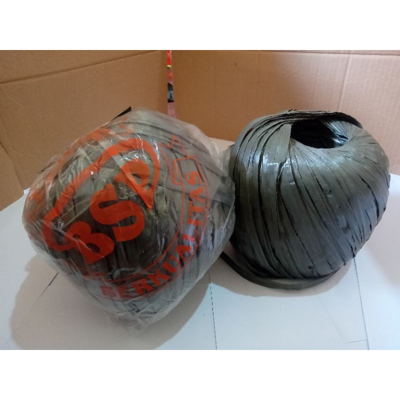 Jual Tali Plastik Rapia Hitam Bsp Berkualitas Berat Gr Shopee