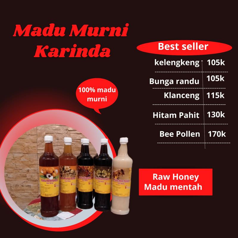 

madu murni karinda