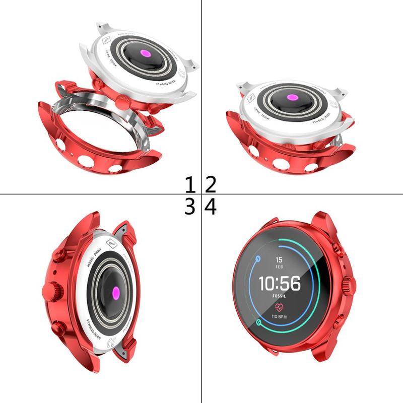 Casing Pelindung Bahan Tpu Untuk Smartwatch Fossil Ftw6022 41mm