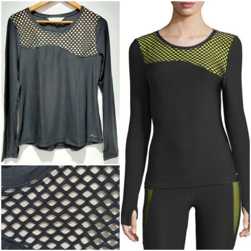 Atasan Kaos Lengan Panjang Lari, Sepeda, Senam, Zumba, Aerobic, Yoga  XbyGottex