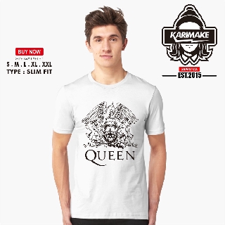 Kaos Baju  Band Queen  Logo Bohemian Rhapsody Kaos Musik 