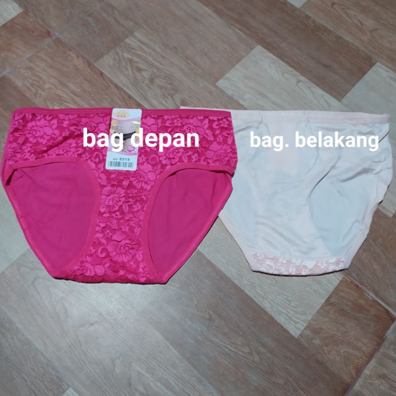 celana dalam wanita import brukat model midi