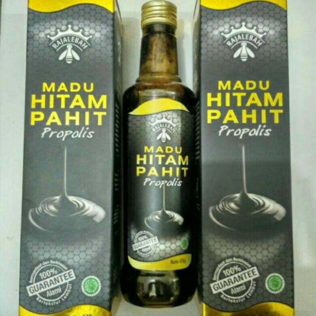 

Madu hitam pahit RAJA LEBAH plus propolis