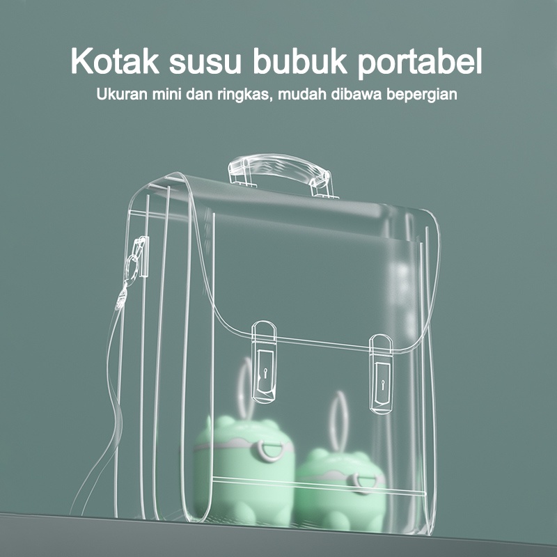 Tempat Kotak Wadah Penyimpanan Susu Bubuk Bayi Portabel Sealed Anti Tumpah/C 190