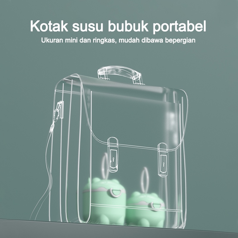 Kotak susu bubuk bayi/Wadah susu bubuk bayi/Toples susu bubuk bayi/Kotak penyimpanan susu bubuk bayi (B190)