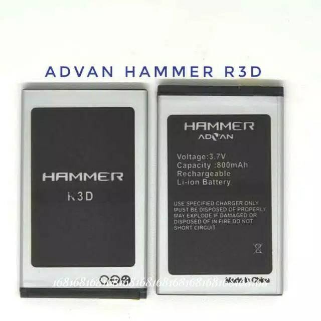 Baterai Batre Advan Hammer R3D Battery advan r3d