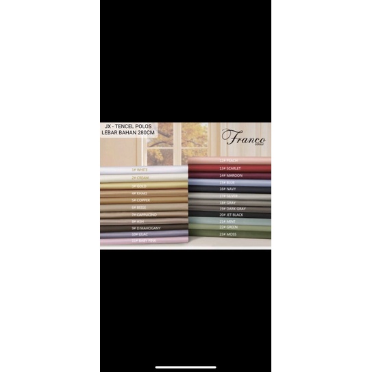 sprei tencel 80s Miss Fanny