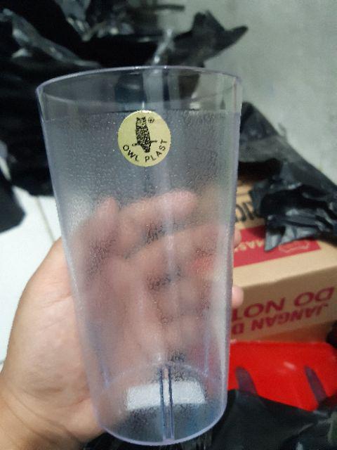 Gelas Cangkir Tempat Minum Owl 350 Ml Acrilik
