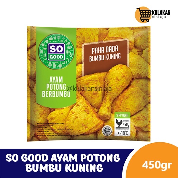 

So Good Ayam Potong Paha Dada Bumbu Kuning 450 Gram