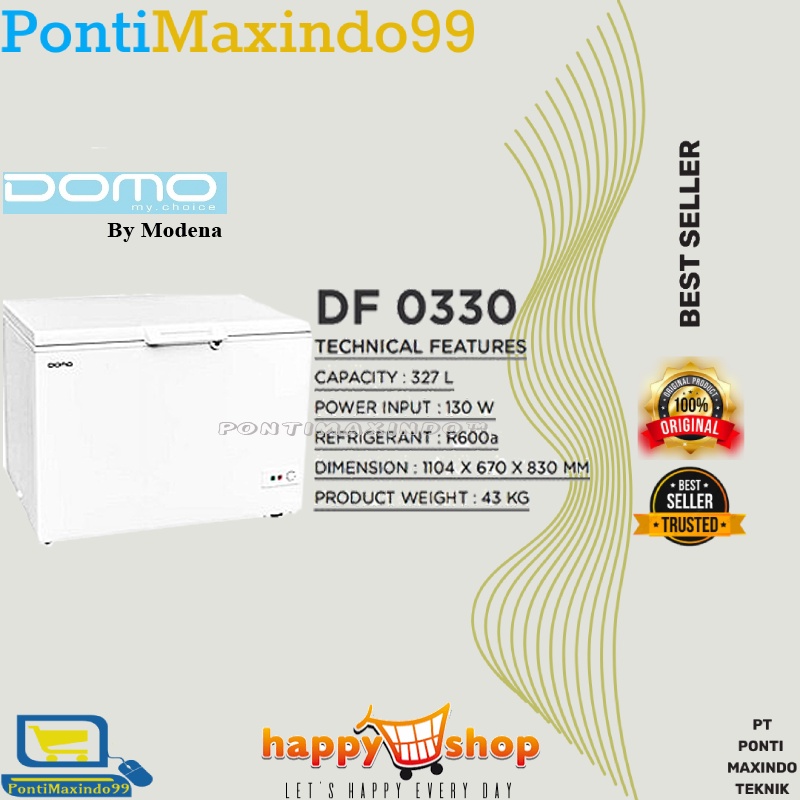 CHEST FREEZER FREEZER BOX DOMO DF 0330 W
