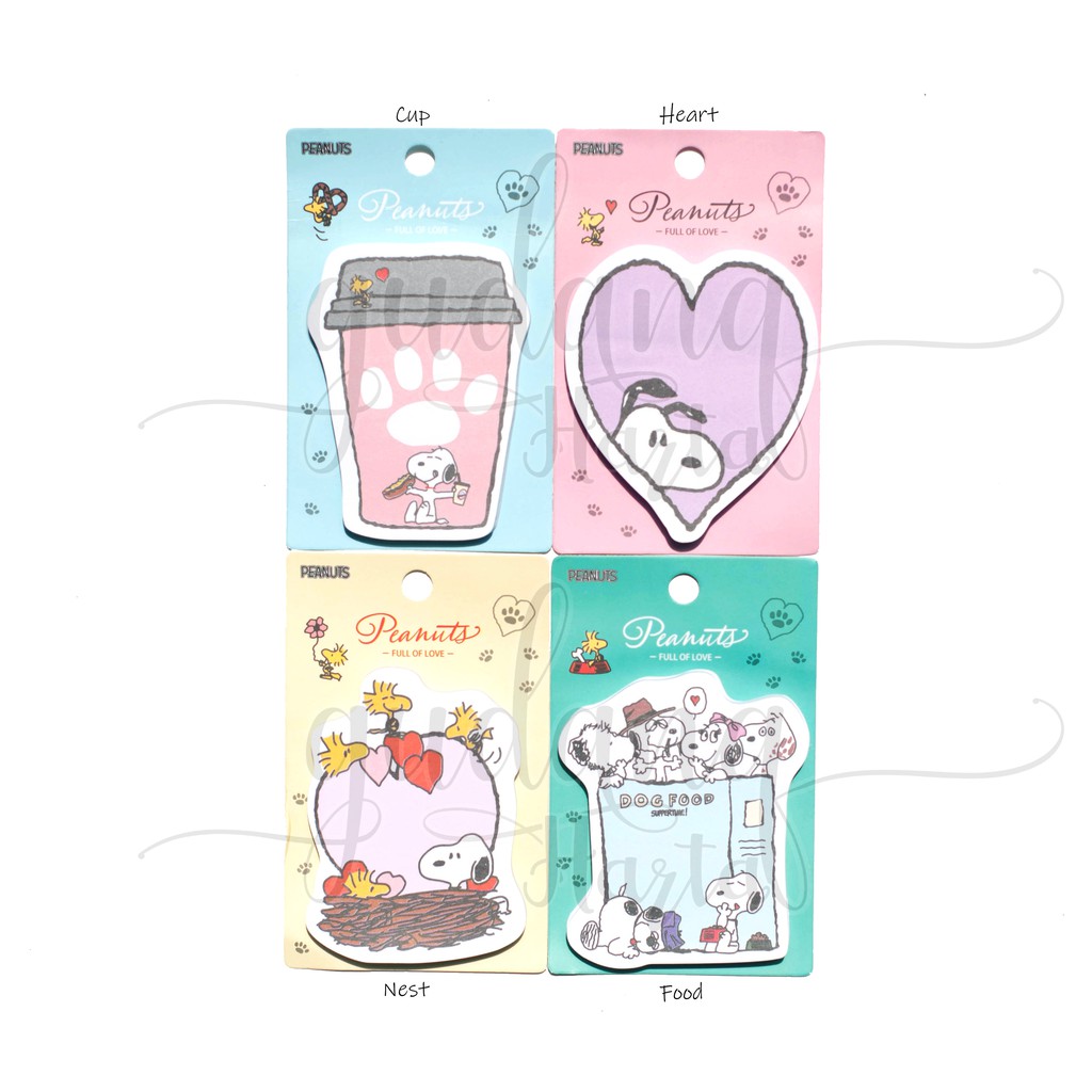 Sticky Notes Karakter White Dog Bentuk Memo Anjing Putih Kartun Jepang DIY Scrapbook GH 301297