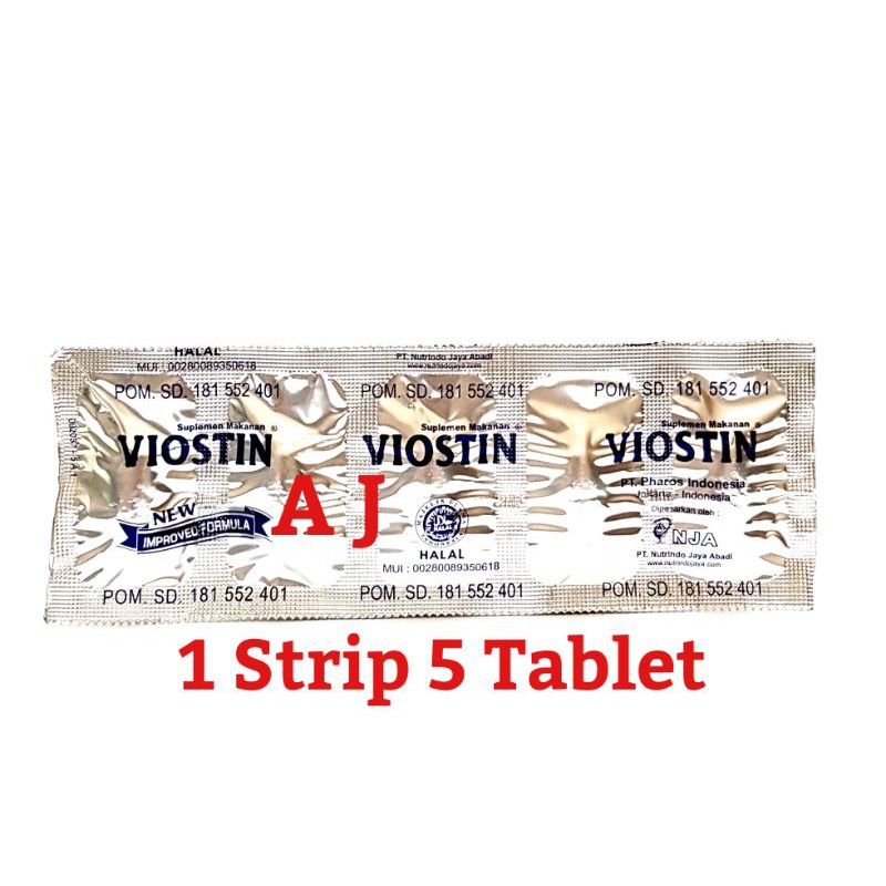 Viostin New ( Halal) - Eceran 1 Strip