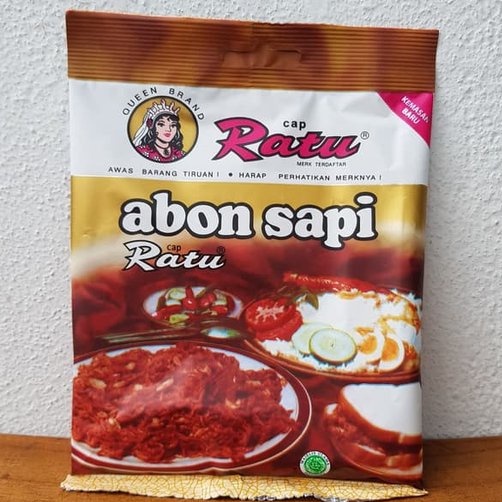 Abon Sapi Cap Ratu 100gr Abon Daging Sapi Asli / Meat Floss