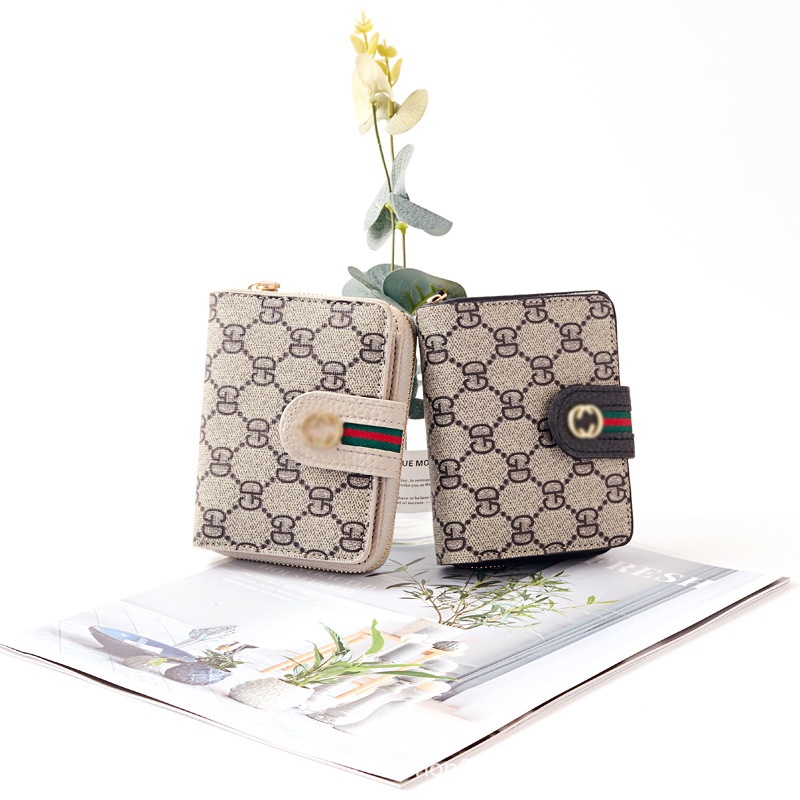 (COD) Dompet Kartu Wanita Motif GD Dompet Fashion MALL SHOPPING