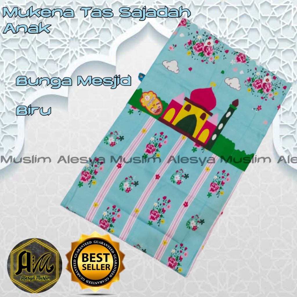 Mukena Anak terlaris motif kembang mesjid