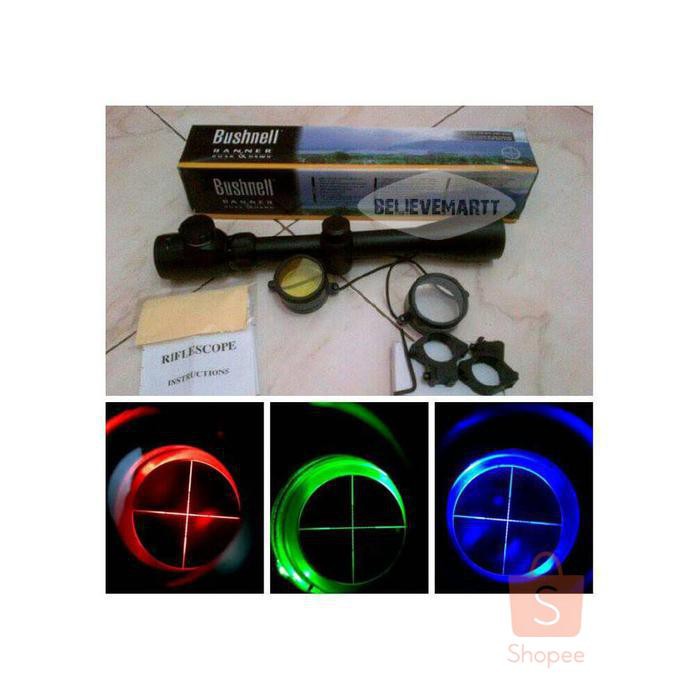 TEROPONG TPO2G88 RIFLE SCOPE SENAPAN ANGIN BUSHNELL 39X40EG