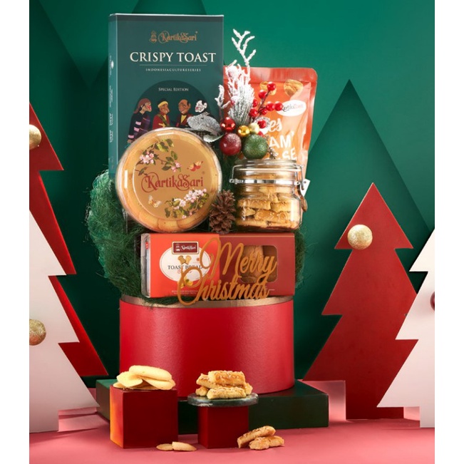 

READY BEKASI 15 FEB 2025 - KARTIKA SARI BANDUNG HAMPER F NATAL CHRISTMAS HAMPERS SALE PROMO PAKET HADIAH OLEH OLEH PACKAGE IDUL FITRI RAMADAN LEBARAN FESTIVE SEASON CNY CHINESE NEW YEAR MOONCAKE IMLEK GIFT BOX
