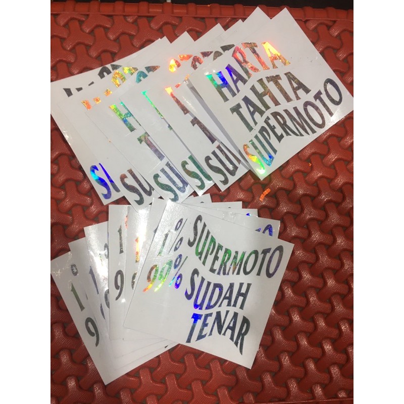 

sticker harta tahta request stiker hologram