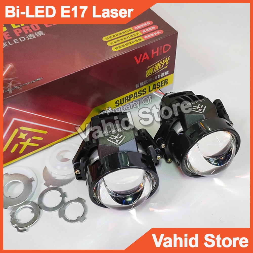 Jual Bi Led E17 Surpass Laser 3 Inch Led Projector Real Laser Hd