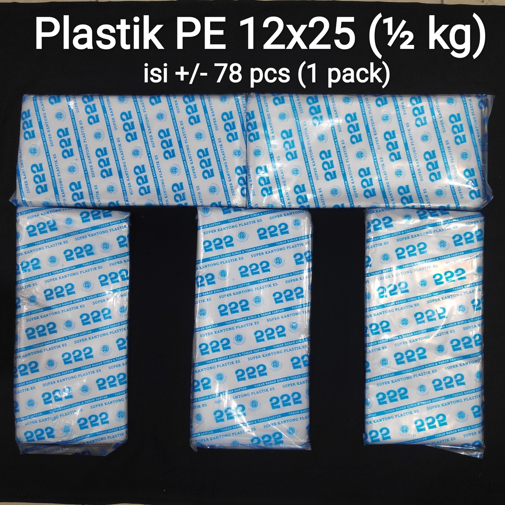 Kantong Plastik PE (semua Ukuran) Plastik Gula, Plastik Es, Plastik Kiloan, Plastik Kuah