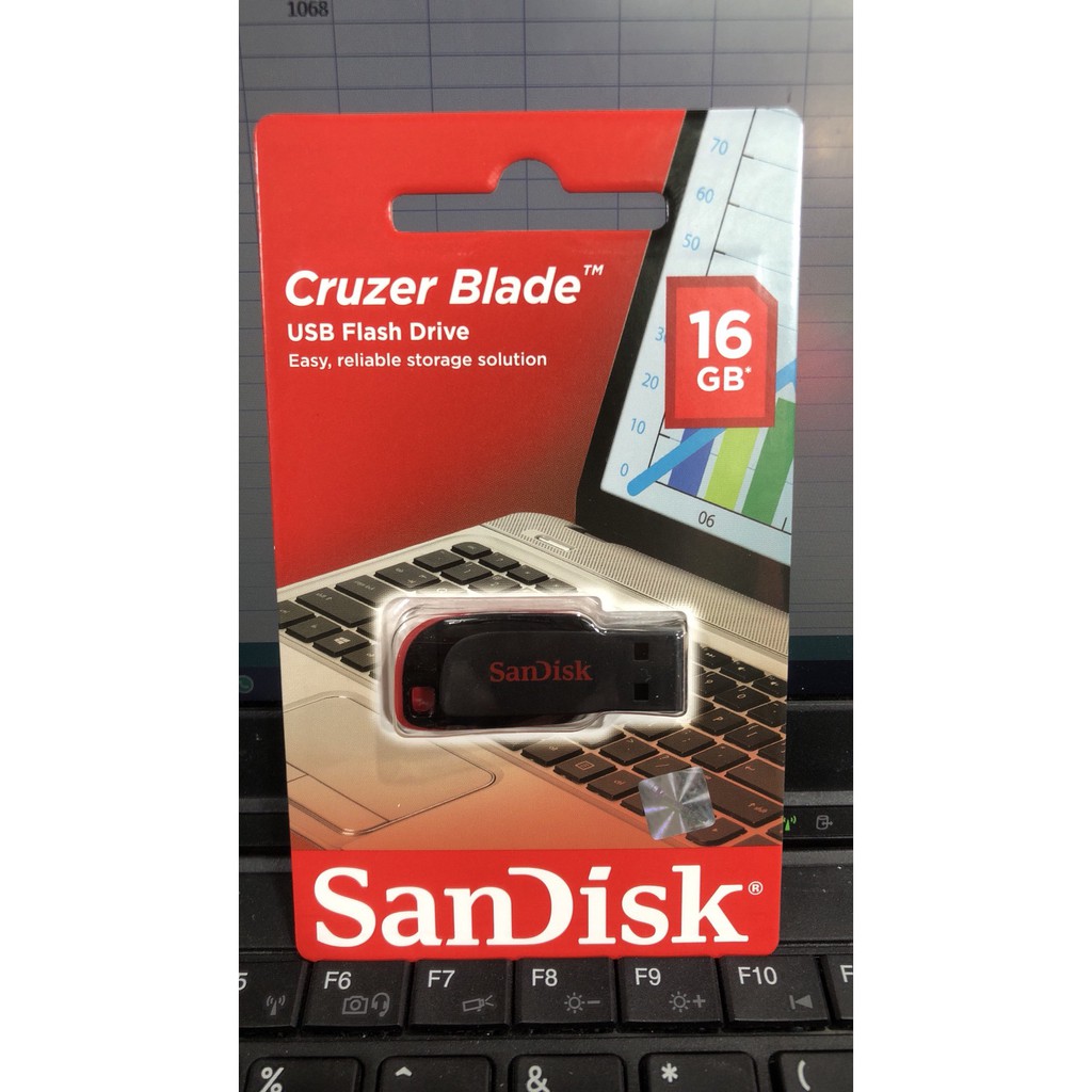 SANDISK ORIGINAL Cruzer Blade USB Flash Drive Flashdisk 8GB, 16GB, 32GB, 64GB