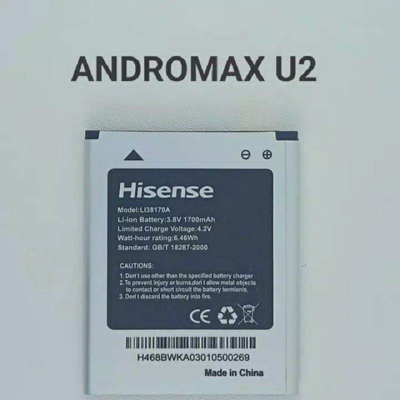 Baterai Andromax U2/Ll37190A Original