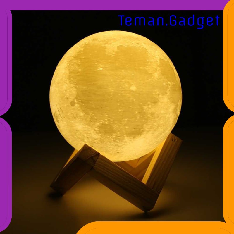 TG-DG204 LightMe Lampu Tidur 3D Printed Moon Night Light Table Lamp - 3DPML