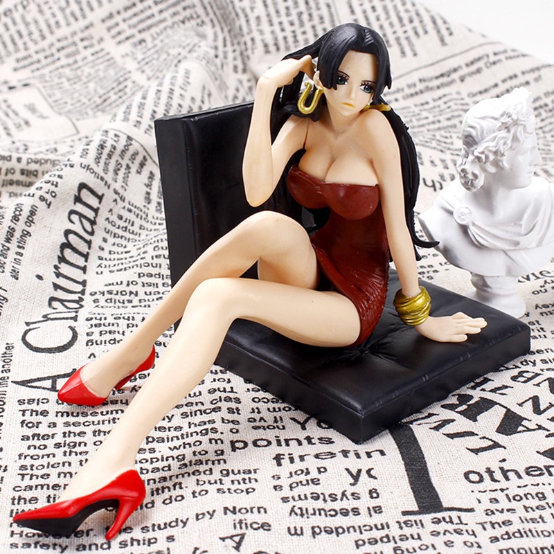 Action Figure One Piece Boa Hancock Red Dress Ukuran 11CM x 17,5 CM | Pajangan | Patung | Sexy | Hot