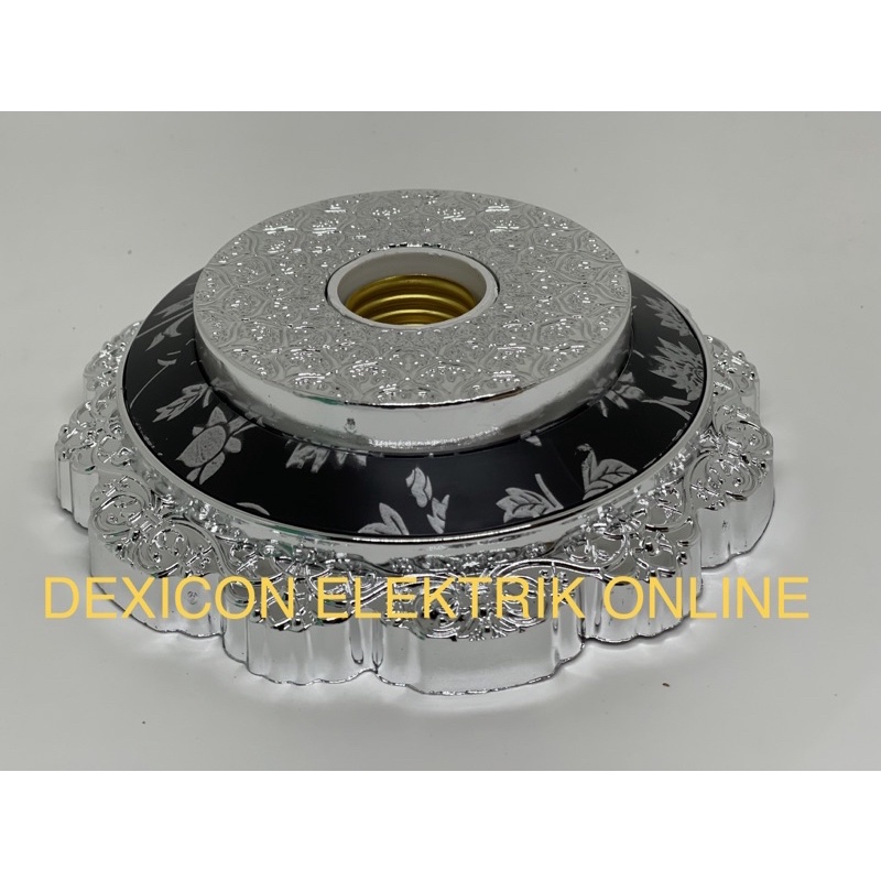 fitting plafon DPI 1S-4/fitting plafon terbaru 2022 - fitting hias rumah -  fitting model diamond - fitting plafon - fitting lampu rumah