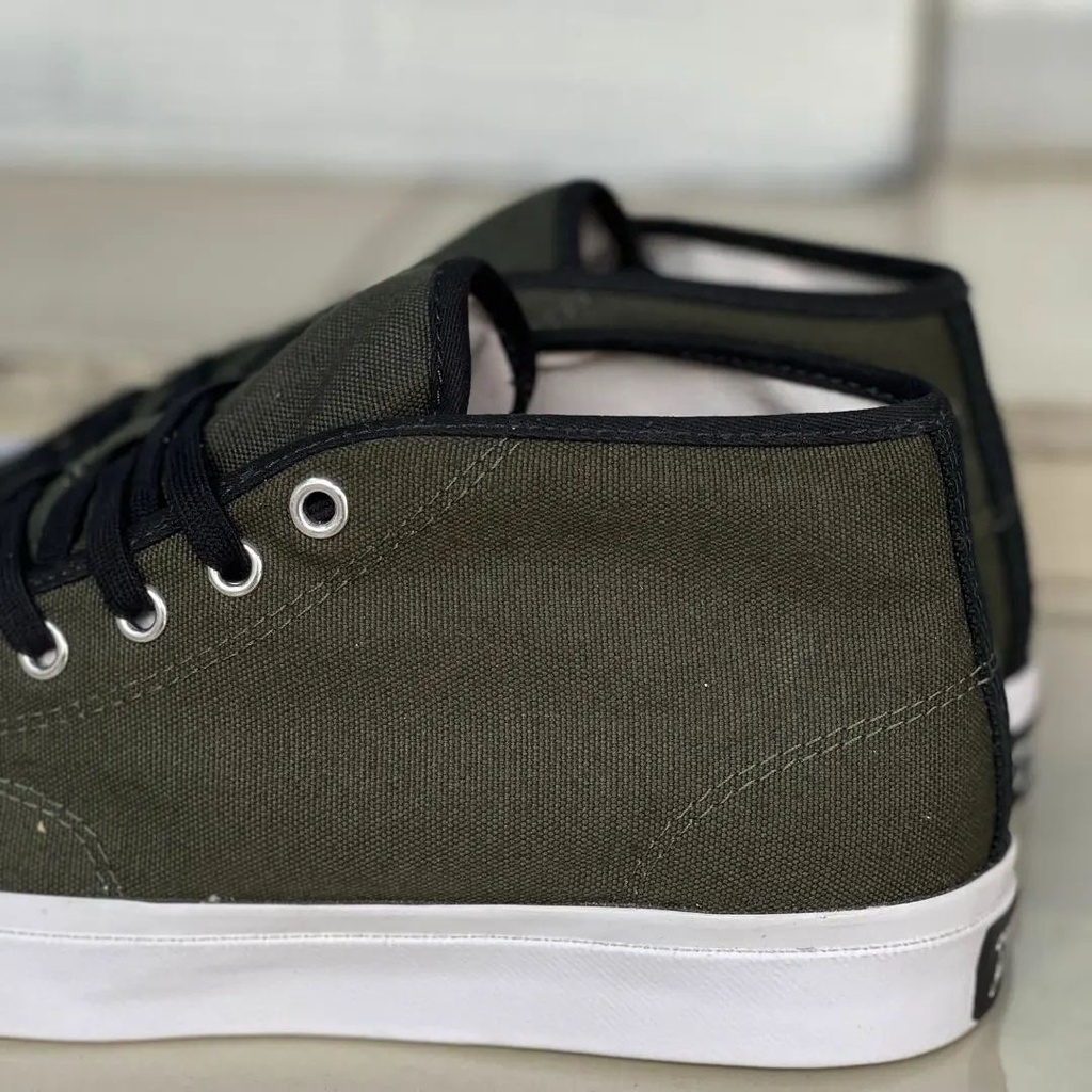 Converse Jack Purcell Mid Hybrid Texture Cargo Khaki