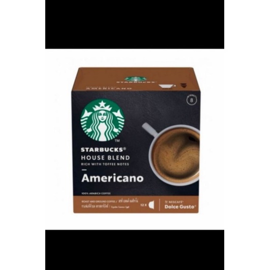 NESCAFE DOLCE GUSTO STARBUCKS AMERICANO HOUSE BLEND IMPORT