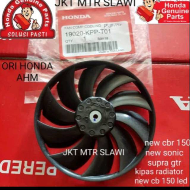 19020-KPP-T01 Kipas radiator fan comp coolong  cb 150r old new cb 150 led b 150r new ori AHM