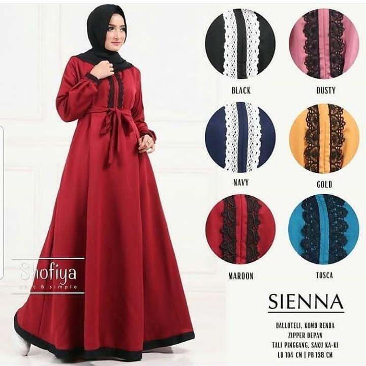 NURE BAJU GAMIS SIENNA DRESS
