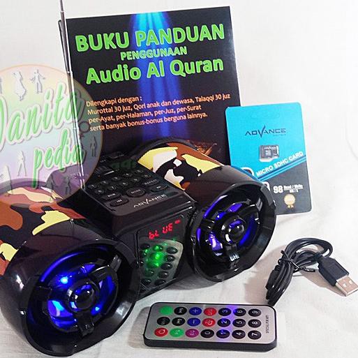 ✸pqd-89 Speaker Quran TP-666BT plus Chip Memory 30 Juz Audio Murottal Al Quran 