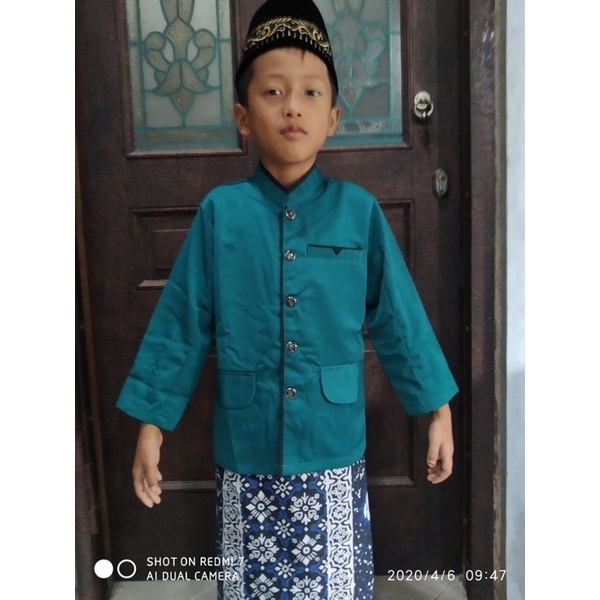 Jas koko pria anak anak bahan hihg twist