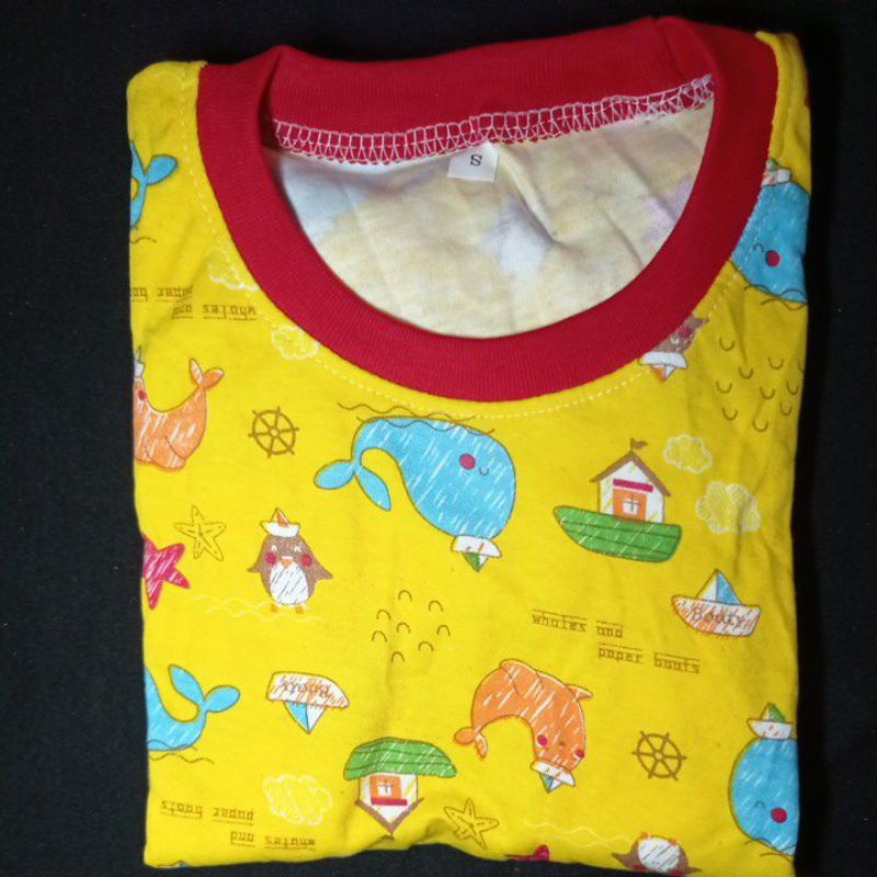 setelan anak laki laki Qkids Size S (Usia 3-4 tahun) Lengan pendek Celana Pendek bahan Libby Velvet junior-1
